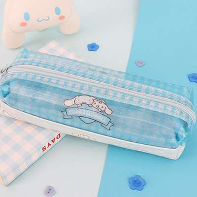 Sanrio Cinnamoroll Character Friendship Half-and-Half Pencil Case Multi-Purpose Pouch 785758