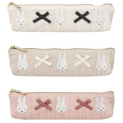 Miffy Character Slim Sewn Pen Pouch with Ribbon