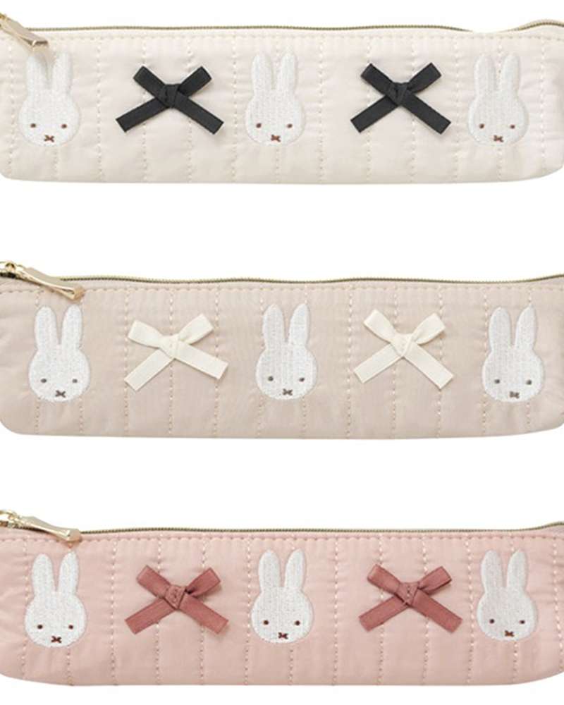 Miffy Character Slim Sewn Pen Pouch with Ribbon