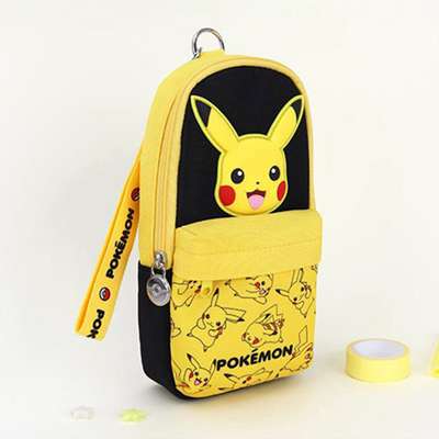 Pokémon Pikachu Character Color Pocket Pouch Plush Pencil Case 778187