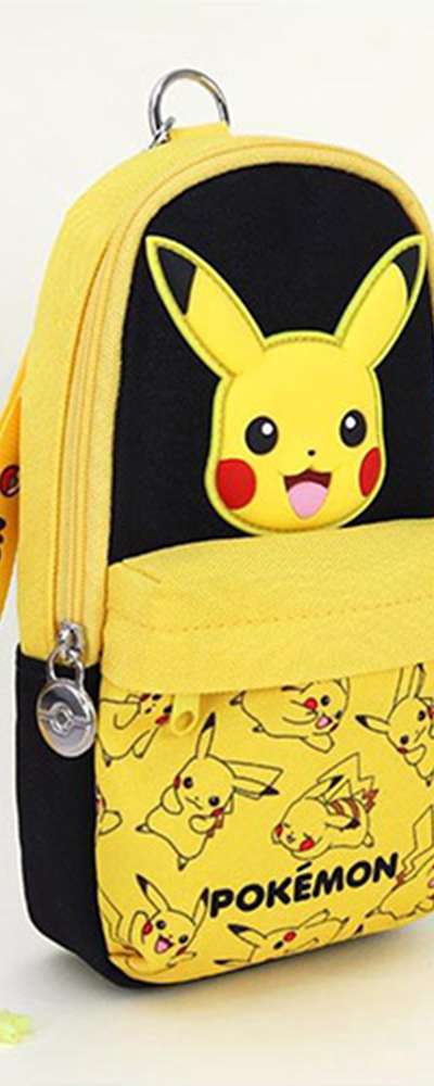 ポケットモンスター ピカチュ キャラクター カラー ポケット ポーチ 刺繍ペンケース 778187