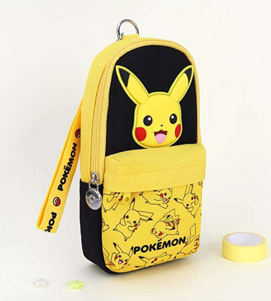Pokémon Pikachu Character Color Pocket Pouch Plush Pencil Case 778187