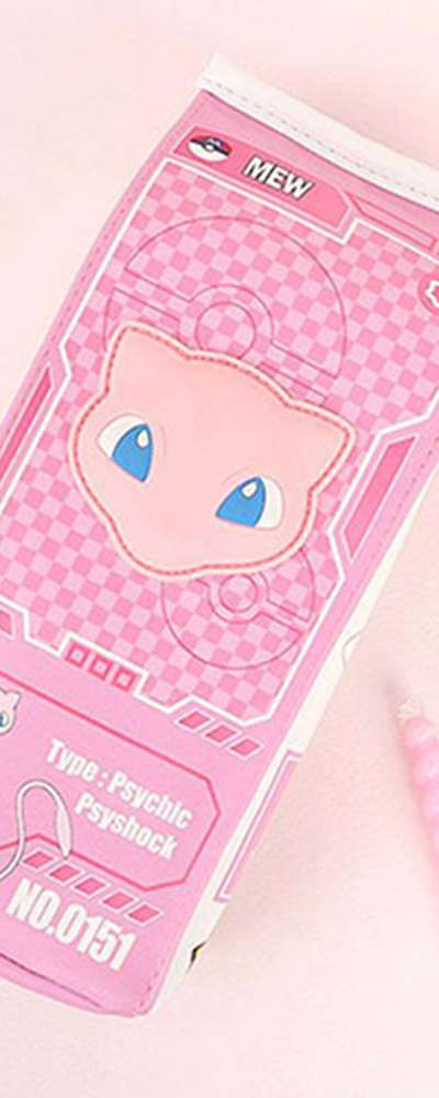 ポケットモンスター ミュウ キャラクター 牛乳パック ポーチ ぬいぐるみペンケース 778224