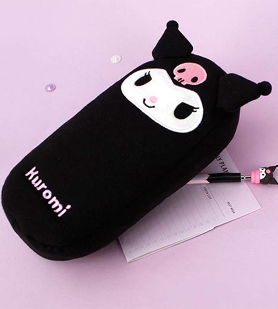 Kuromi Character Face Pouch (Black) 770709