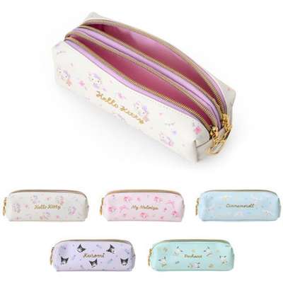 Sanrio Character Double Pen Pouch Plush Pencil Case