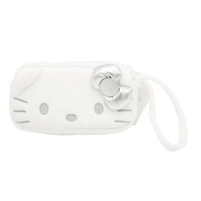 Hello Kitty Character Silver Square Pouch Plush Pencil Case 258511