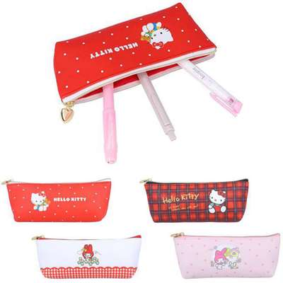 Hello Kitty & My Melody Character Plush Pen Pouch Pencil Case