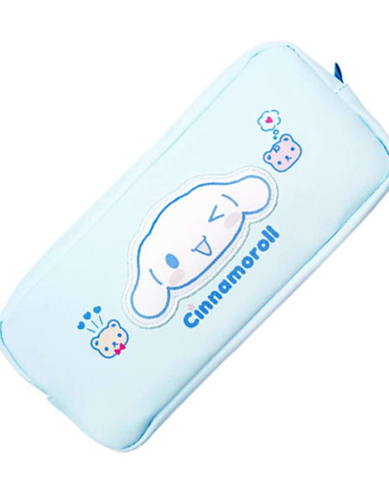 Cinnamoroll Character Face Applique Pencil Case Pouch 048616