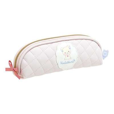 Rilakkuma Character Pen Pouch Plush Pencil Case (Sky Candy Floss)