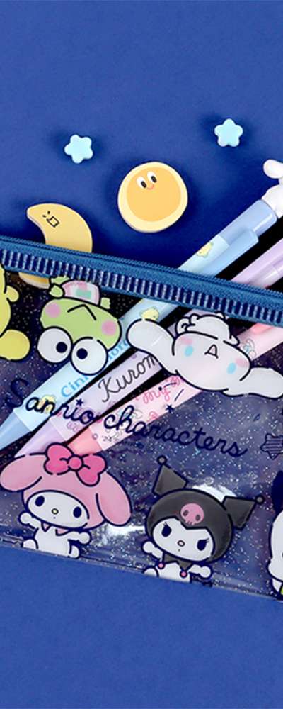 Sanrio Character Glitter Slim Pouch (Copycat) 527080
