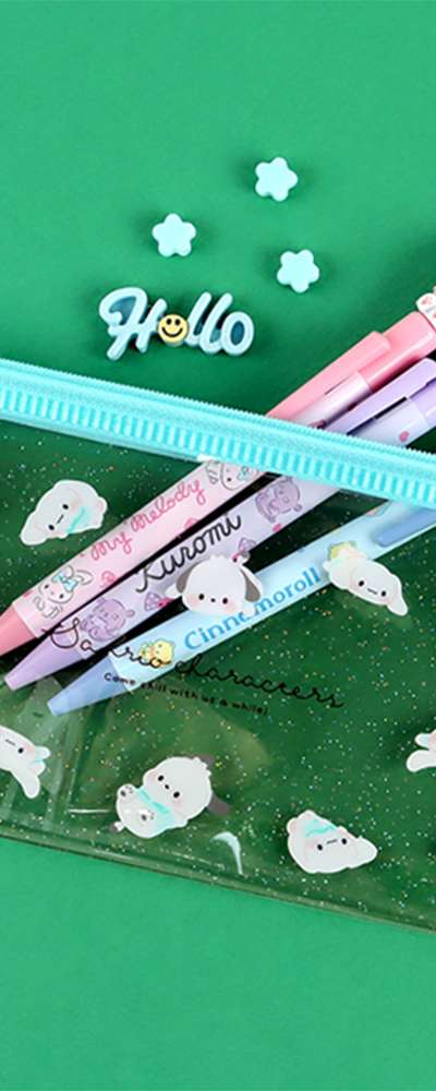 Sanrio Character Glitter Slim Pouch (CHILLTIME) 527097