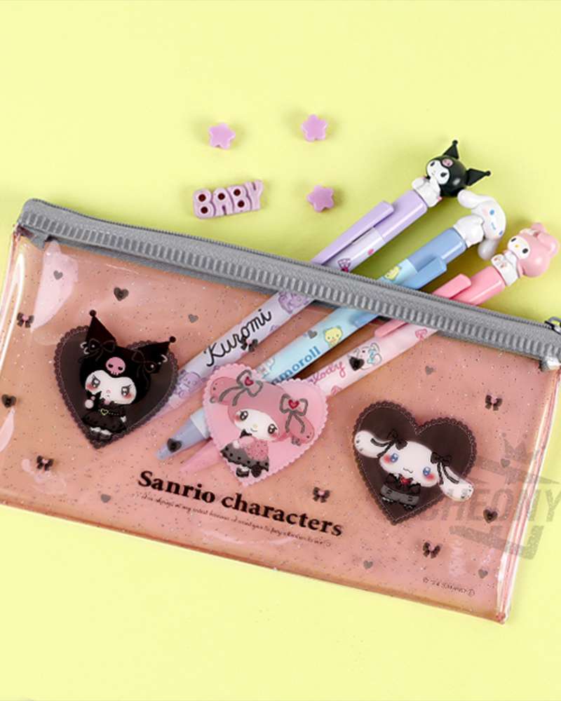 Sanrio Character Sparkle Slim Pouch (Uru Uru Heart) 527103