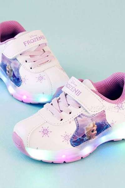 Frozen 2 Character Wheezy LED Light-Up Sneaker Kids Shoe 541904