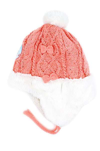 Frozen Coral Soft Ribbon Pom-Pom Hat (Random Dispatch) 732752