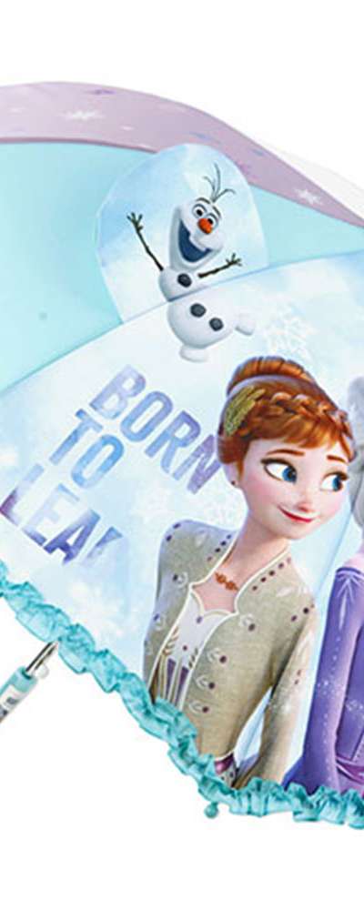 Frozen 2 Character Snow Sparkle 3D Hologram 47cm Umbrella 941683