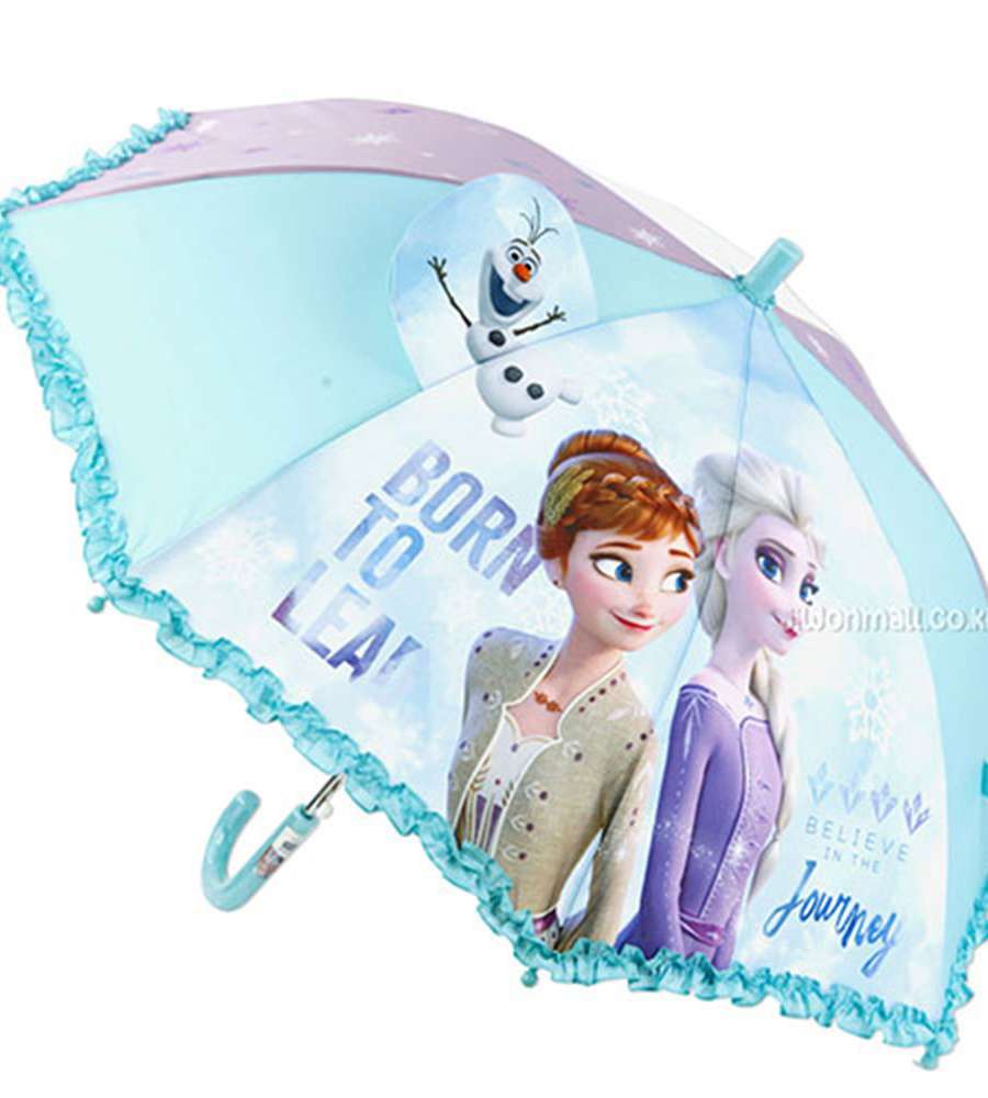 Frozen 2 Character Snow Sparkle 3D Hologram 47cm Umbrella 941683