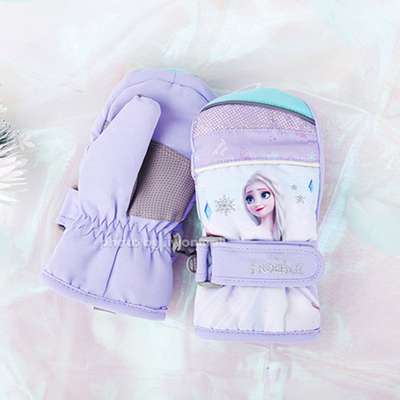 Frozen 2 Character Elsa Winter Thumb Winter Gloves (Purple) 942888