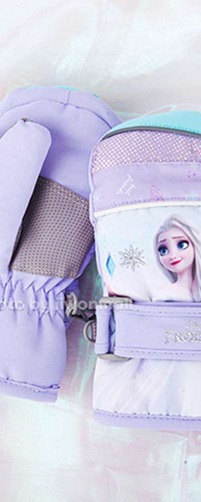 Frozen 2 Character Elsa Winter Thumb Winter Gloves (Purple) 942888