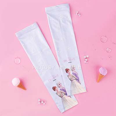 Frozen 2 Character Spring Pattern Children's Arm Sleeves (Purple) 226090