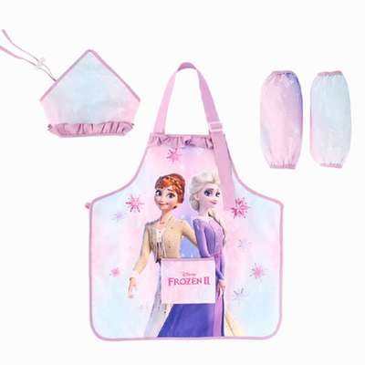 Frozen II Character Lavender Apron Sleeves Headband 3-Piece Set 764821