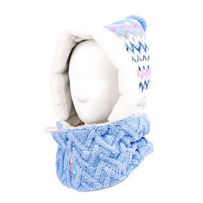 Frozen II White Queen Hooded Scarf Hat 758165