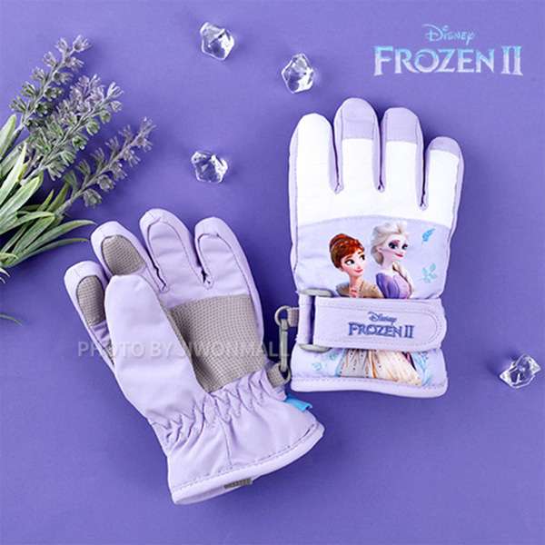 Frozen 2 Character Bom Bom Oji Winter Gloves (Purple) 313927