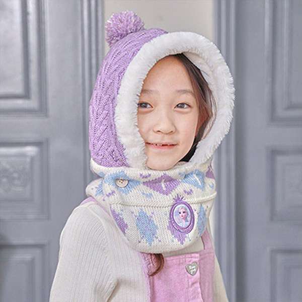 Frozen 2 Character Orchid Hood Warmer Children's Neck Gaiter 763817