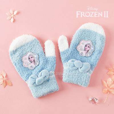 Frozen 2 Ribbon Wing Satin Thumb Gloves 313460