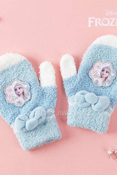 Frozen 2 Ribbon Wing Satin Thumb Gloves 313460