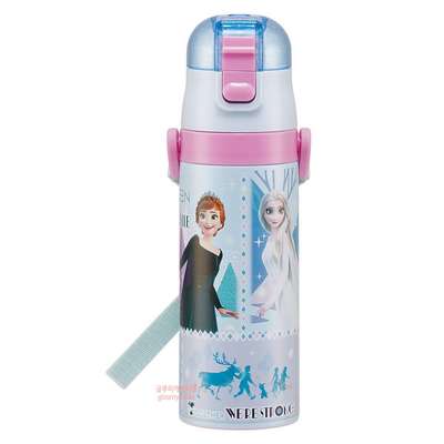 Frozen 21 Stainless Steel Character One-Touch Bottle 470ml (Together) (Japan) 517242