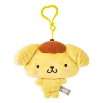 Pompompurin Character Big Face Pouch 13cm with Bag Hook 506100