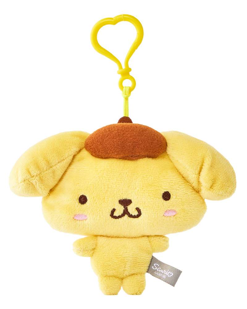 Pompompurin Character Big Face Pouch 13cm with Bag Hook 506100