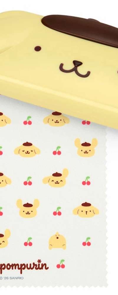 Pompompurin Character Face-Shaped Eyeglass Case (588232)