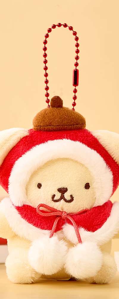 Pom Pom Purin Character Cape 8cm Keyring Bag Charm 084460