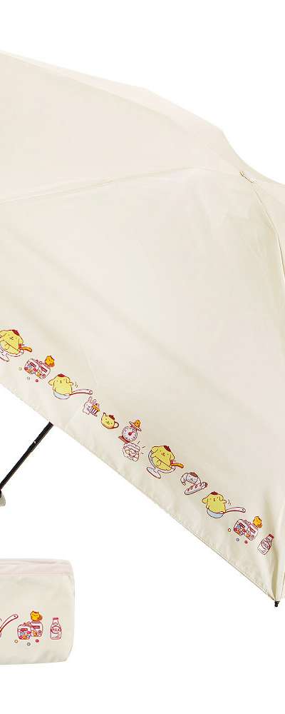 Pompompurin Character Baby Favorite Blackout Coating 50cm 5-Section UV Umbrella 430031