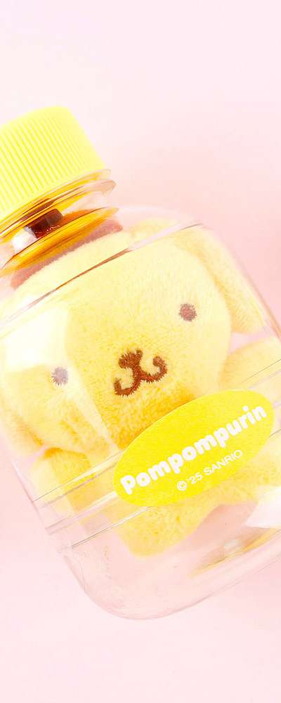 Pompompurin Character Bottle 8cm Keyring Bag Charm 509712