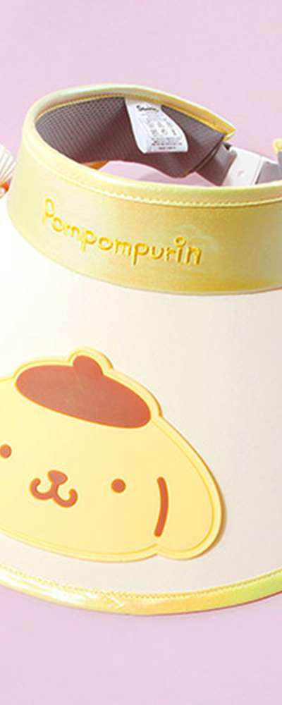 Pompompurin Character Big Wappen Sunvisor Sun Cap 430611