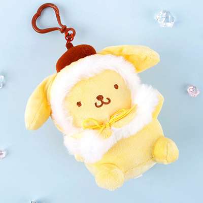 Pompompurin Character Color Cape 13cm Figure Keyring Bag Charm 086778