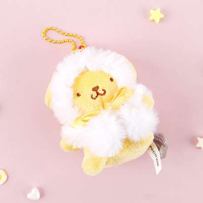 Pompon Purin Character Colored Cape 8cm Figure Keyring Bag Charm 086846