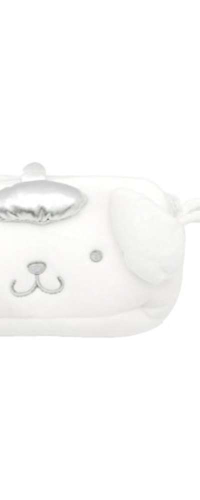 Pompompurin Character Silver Square Pouch Embroidered Pencil Case 258566