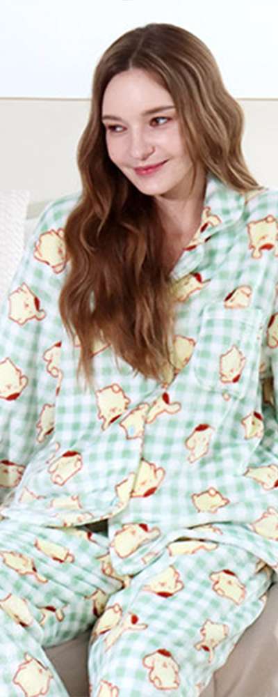 Pompompurin Character Adult 3/4 Pajama Set