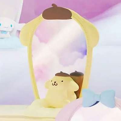 Pompompurin Character Figure Tabletop Mirror 743218