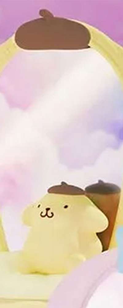 Pompompurin Character Figure Tabletop Mirror 743218