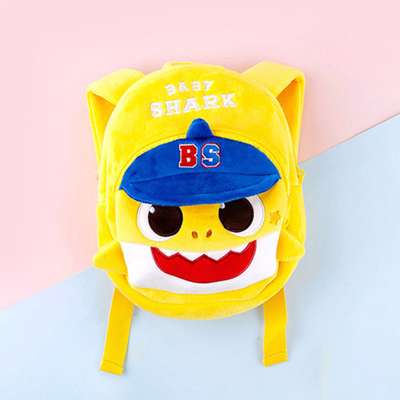 Pinkfong Baby Shark Character Hat Outing Backpack (Blue) 872429