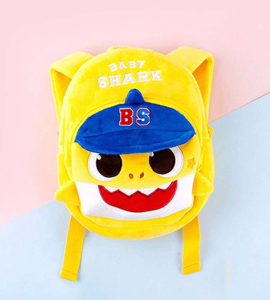 Pinkfong Baby Shark Character Hat Outing Backpack (Blue) 872429
