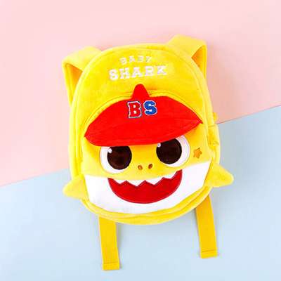 Pinkfong Baby Shark Character Hat Picnic Backpack (Red) 872436