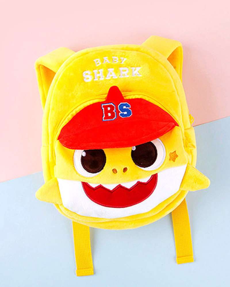 Pinkfong Baby Shark Character Hat Picnic Backpack (Red) 872436