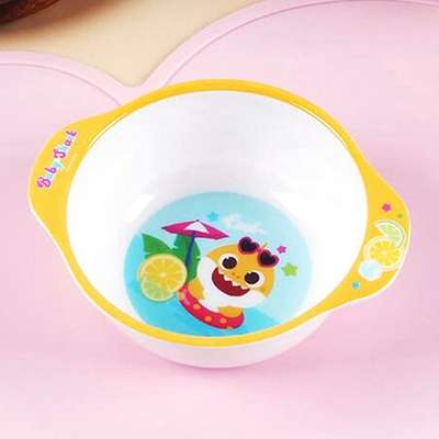 Pinkfong Baby Shark Character Melamine Two-Handle Bowl 483407