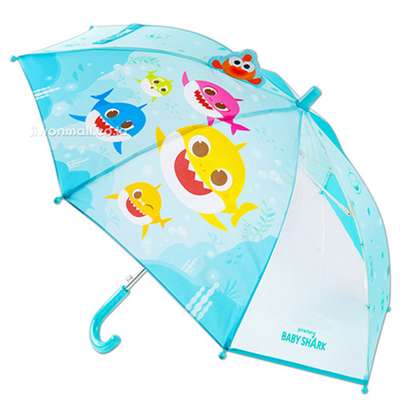 Pinkfong Baby Shark Character Mint Sea 47cm 3D Umbrella 943908