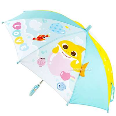 Pinkfong Baby Shark Character Sweet Love 3D Hologram 47cm Umbrella 943922
